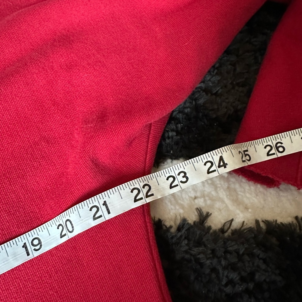Frank & Eileen IZZIE sweatshirt party dress short Cranberry Triple Fleece Medium - Picture 7 of 8